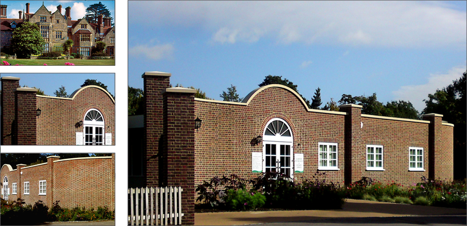 Borde Hill Gardens - new pavilion style entrance